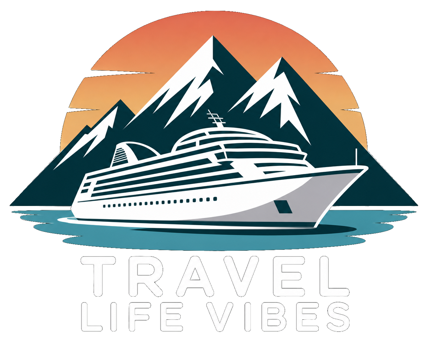 Travel Life Vibes Logo Alternative