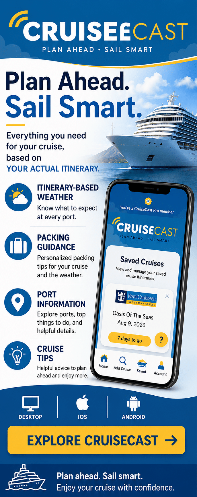 Cruise Cast Mobile App