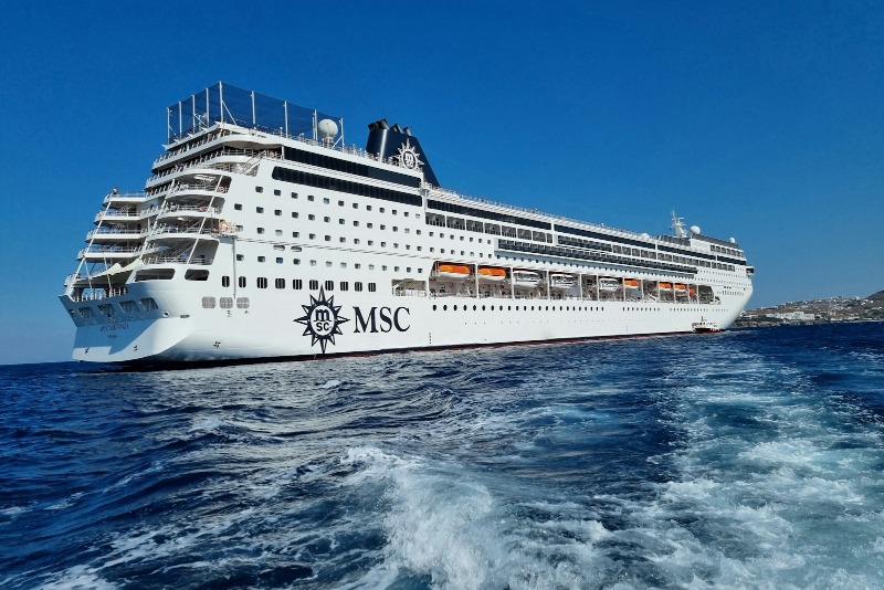 a large white ship